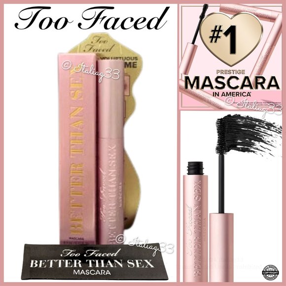 TOO FACED Better Than Sex Mascara Full Size - Black - New in Box  💋 - Picture 1 of 14
